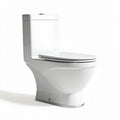 Toilette in ceramica bianca con design compatto misure 70 x 38 x 75cm