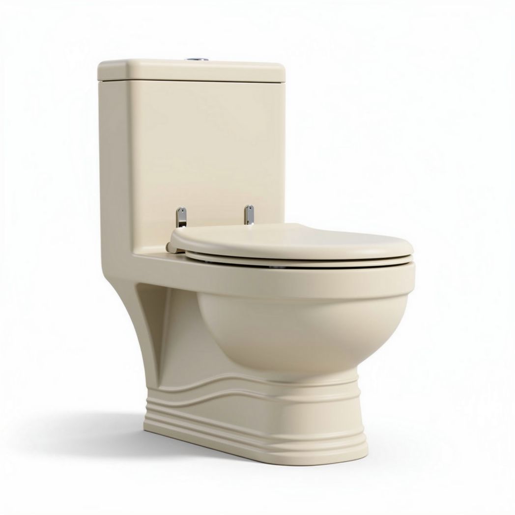 Vaso bagno sospeso in ceramica colore beige dimensioni 70 x 40 x 70cm