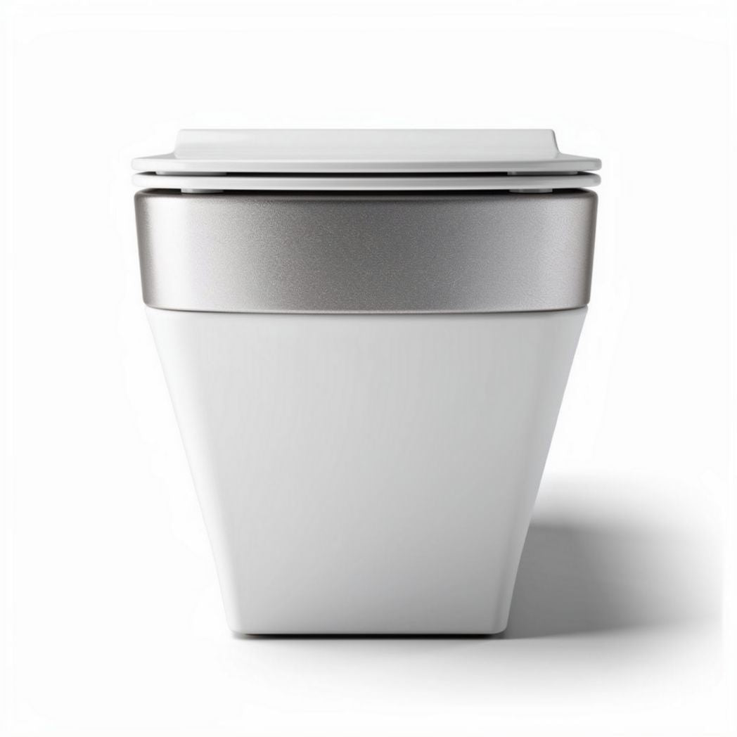 Contenitore per alimenti in plastica bianca con coperchio grigio 20 x 20 x 15cm